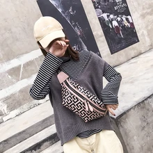 Модная поясная сумка в полоску для женщин, поясная сумка высокого качества из искусственной кожи, женская сумка через плечо на молнии и сумки для телефона