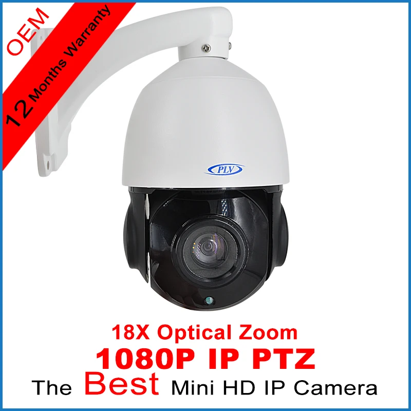  1080P IP PTZ 4inch Mini Dom IR Night Vison Speed Dome 4.7-84.6mm Lens 18X Zoom CCTV Security Network Surveillance Camera for POE 