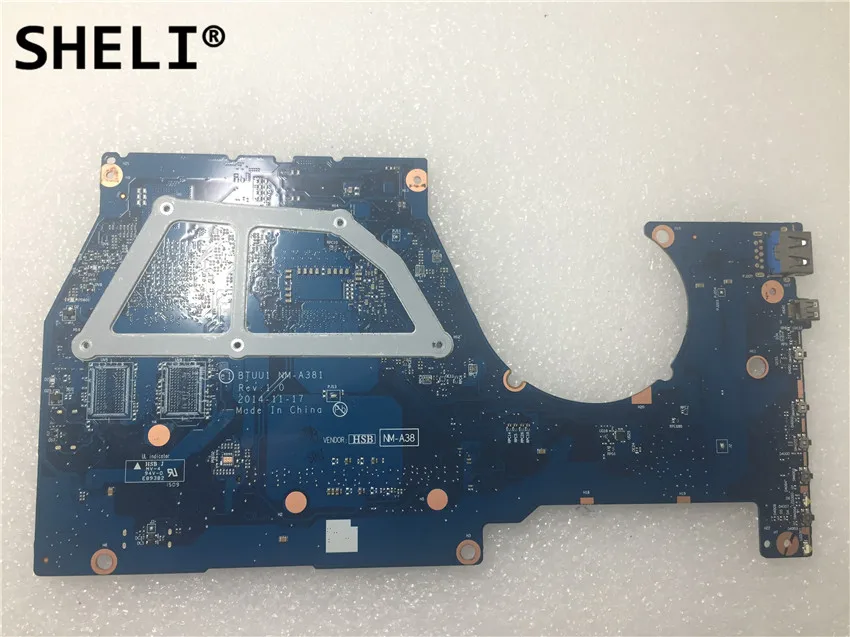 SHELI لينوفو اليوغا 3 14 اللوحة مع I5-5200U NM-A381 5B20H35640 SHELI لينوفو اليوغا 3 14 اللوحة مع I5-5200U NM-A381 5B20H35640