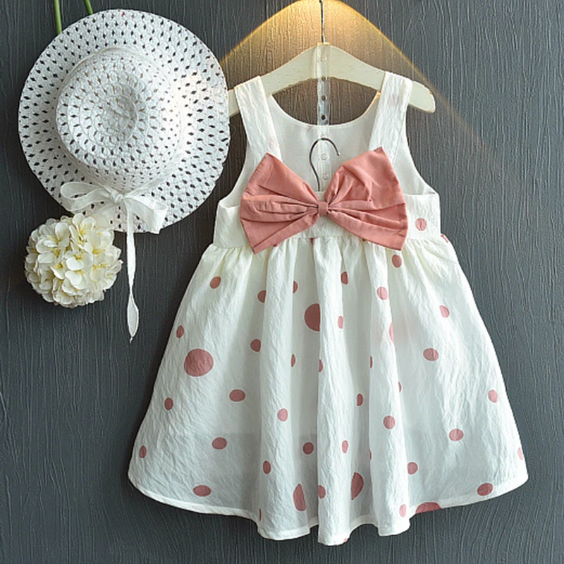 

Bear Leader Girl Dress Cute Sleeveless Summer Kid Dress Beach Dress Children Clothing Kids Clothes Party dresses