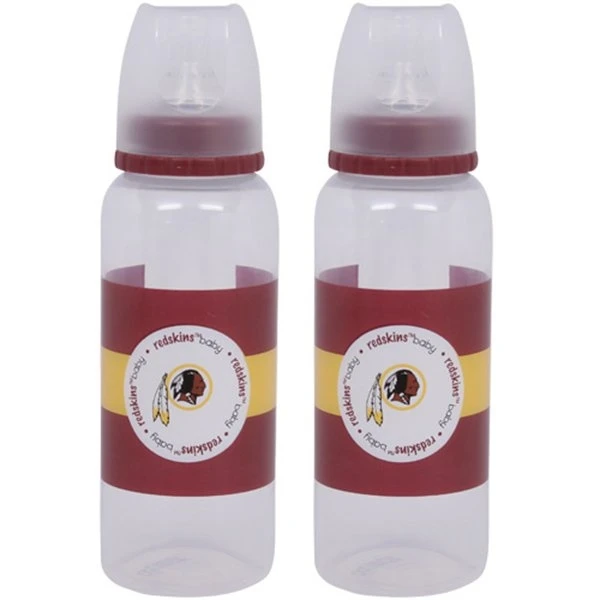 Baby Fanatic BFFBWASB 2-pack of Bottles- Washington Redskins - Pack of 12 (1)