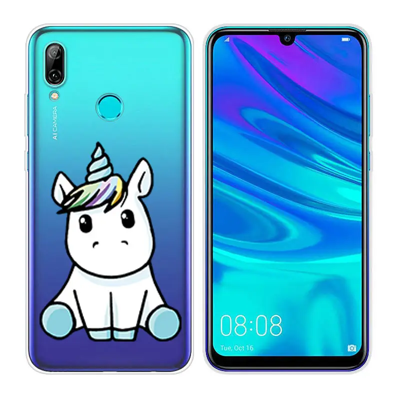 Силиконовые чехлы Arvin для huawei P Smart, мягкий прозрачный ТПУ чехол для телефона P Smart, 6,21 дюймов, чехол с рисунком, сумка