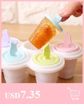 Adeeing многофункциональная силиконовая форма для мороженого с крышкой, держатель для мороженого, форма для замороженного льда с 20 Деревянными Палочками