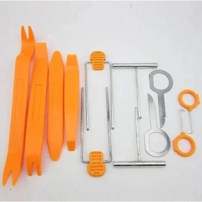 набор пластиковых инструментов. лопатка пластиковая для клипсах. съемники для пластика автомобиля. набор инструментов xamei для снятия обшивки - 4 шт (полиуретан). набор съемников обшивки a0036.