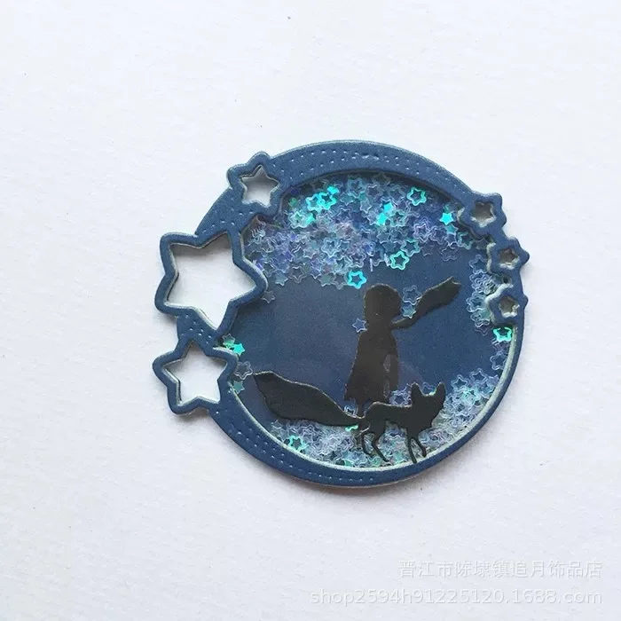 

3D star&moon Rocker card Metal Cutting Dies For Scrapbooking photo/ablum card Making 2019 new Die Set Embossing Card crafts