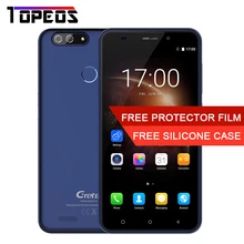 Gretel S55 5.5 pouce Quad Core Android 7.0 Téléphone Portable 1 GB RAM 16 GB ROM MT6580A 1.3 GHz 8MP Double CAM WCDMA GPS Smartphone