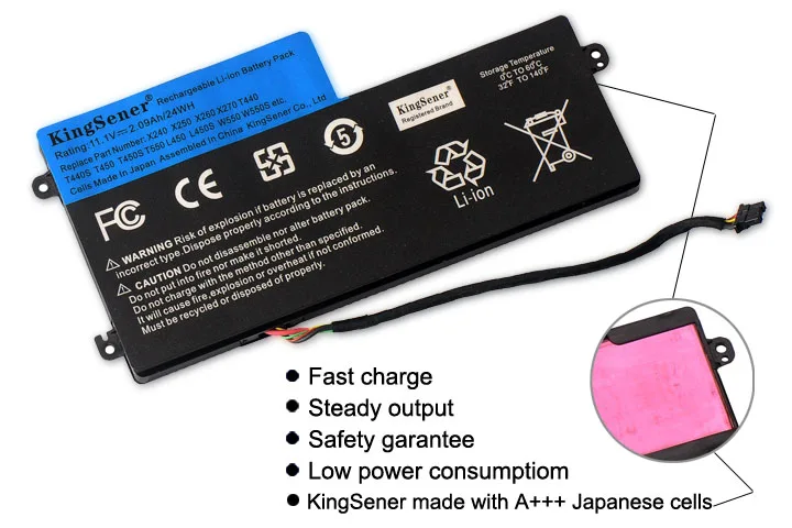 bateria interna kingsener para lenovo thinkpad