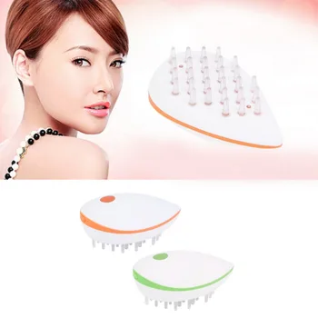 

beauty Handheld Electric Scalp Head Massager Vibrating Hair Comb Brush Massage tens machine massageador masaje medical roller