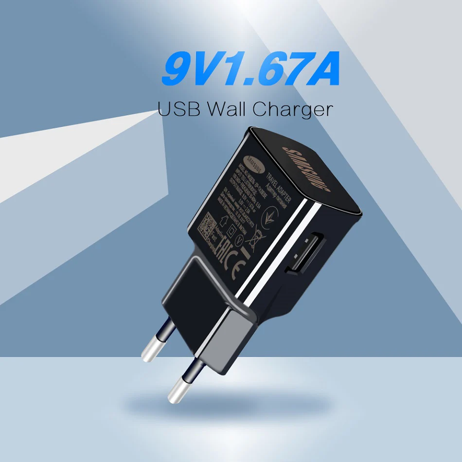 2Samsung Galaxy S9 S8 Plus Snelle Lader Original Adaptieve Quick Travel Wall Adapter Lading 1.2 m Type C Kabel 9V1. 67A & 5V2A