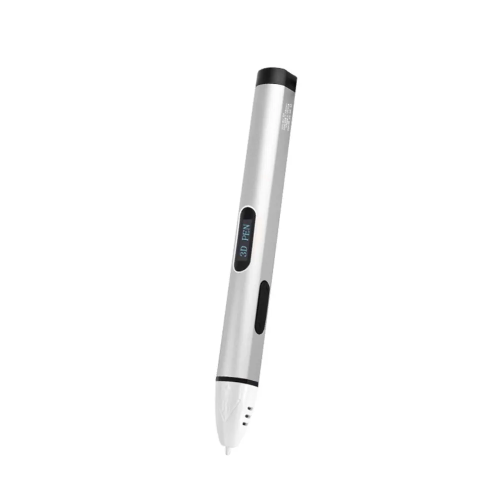 Dewang Новые X4 Интеллектуального 3D Печать Ручка с ЖК-Экраном, Низкая Температура USB 3D Ручка Металлический цвет Ультра-свет
