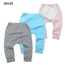 Штаны из полипропилена, 3 шт./партия, леггинсы для малышей, модная модель, детские штаны, принт мультяшных животных, детские брюки, детская одежда, детские штаны