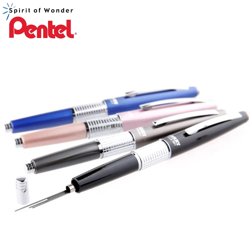 Одна штука Pentel P1035 Kerry механический карандаш металлический корпус 0,5 мм 4 цвета ручка для подписи офисные и школьные принадлежности