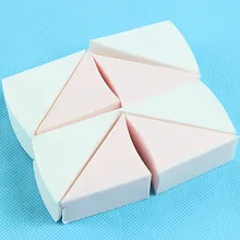 Два пакета, косметическая пудра в форме треугольника для макияжа, пуховка для лица