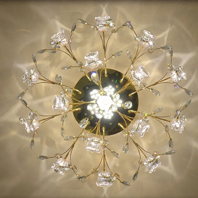 Потолочная люстра светодиодная кристаллическая 7/13/16|living room lights|room lightroom lighting design |