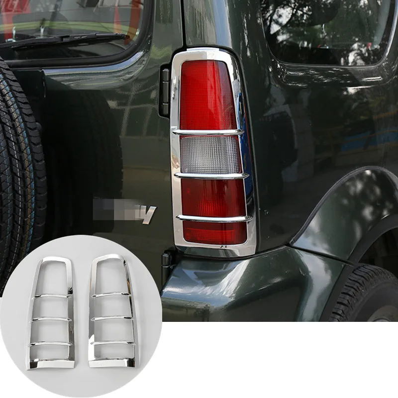 

ABS Chrome Rear Tail Light Frame Trim Cover For Suzuki Jimny 2007-2017 2pcs