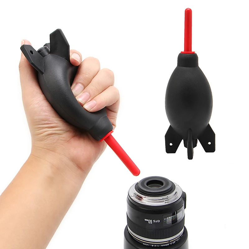 OOTDTY DSLR Camera Lens Rubber Air Dust Blower Pump Cleaner Rocket