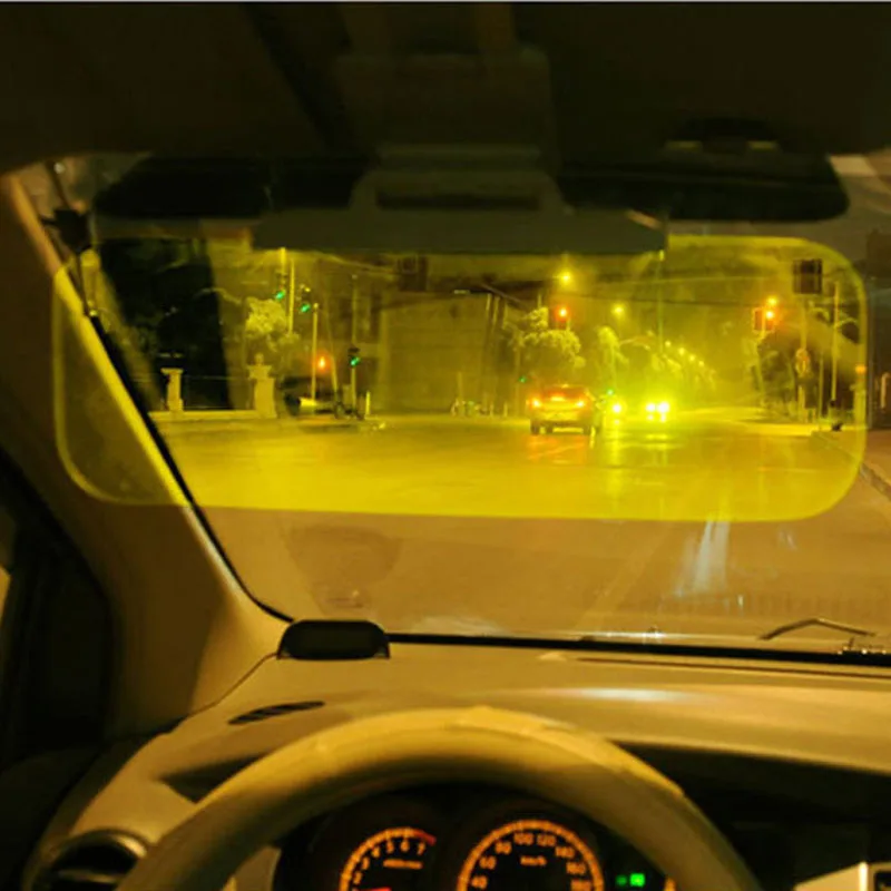 Автомобильный солнцезащитный козырек с антибликовым покрытием, УФ-блокировщик, Складывающийся, откидной, HD, прозрачный козырек, Прямая поставка, jul20