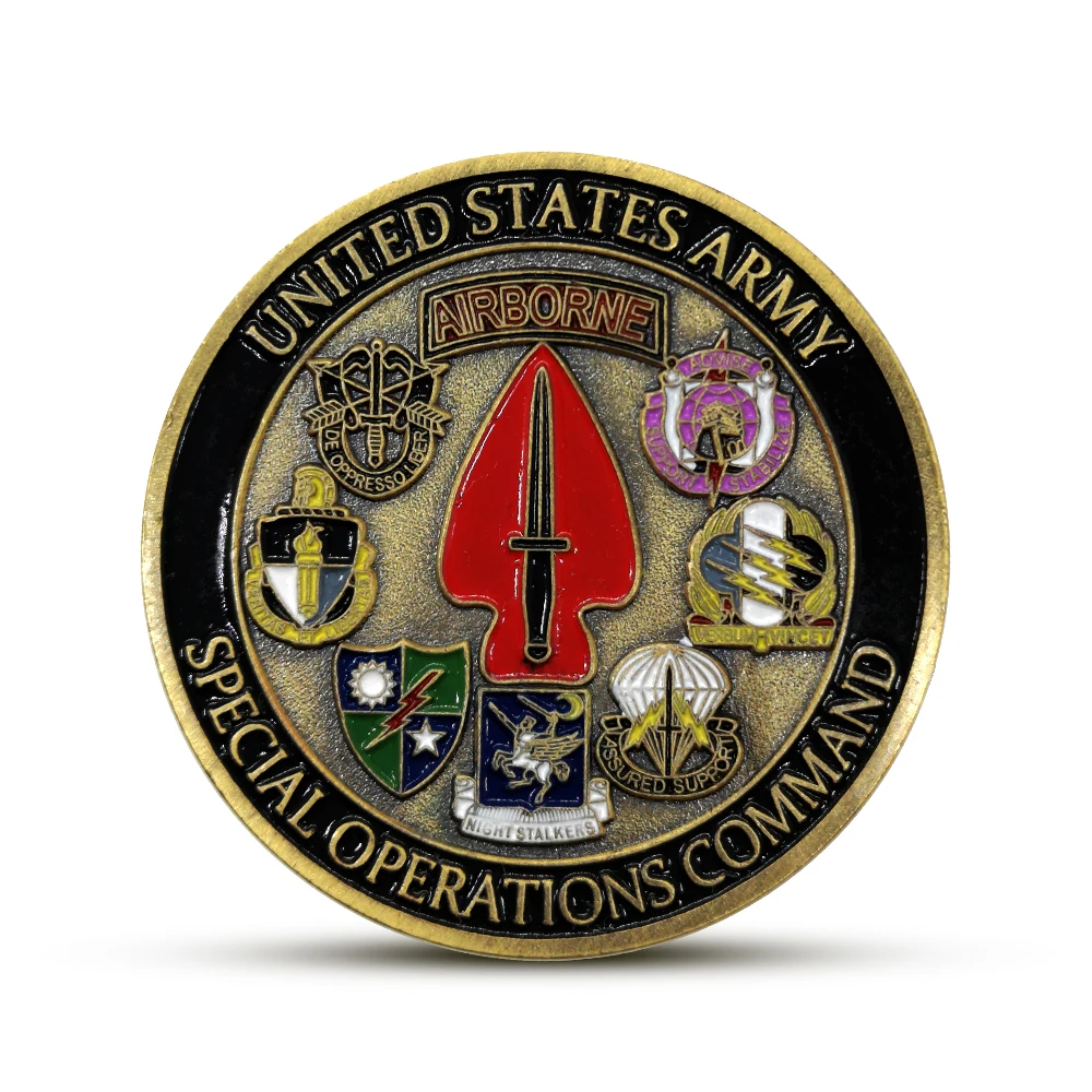 Военная авиация США Sine Pari специальные операции Cpmmand Challenge коллекция монет