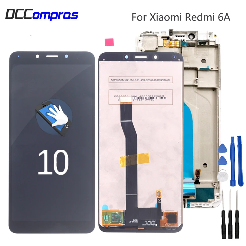 

Original Display For Xiaomi Redmi 6A LCD Touch Screen Digitizer Repair Parts For Redmi 6A Screen LCD Display Free Tools