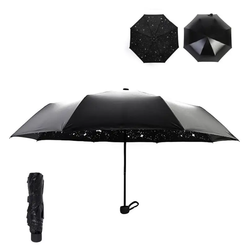 Fashion star element sunny umbrella High quality anti ultraviolet sun