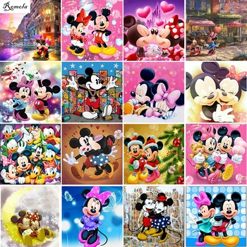

Full square/round Cartoon mouse 5D DIY diamond painting gift Embroidery Pattern 3D Cross stitch kits mosaic wall stickers
