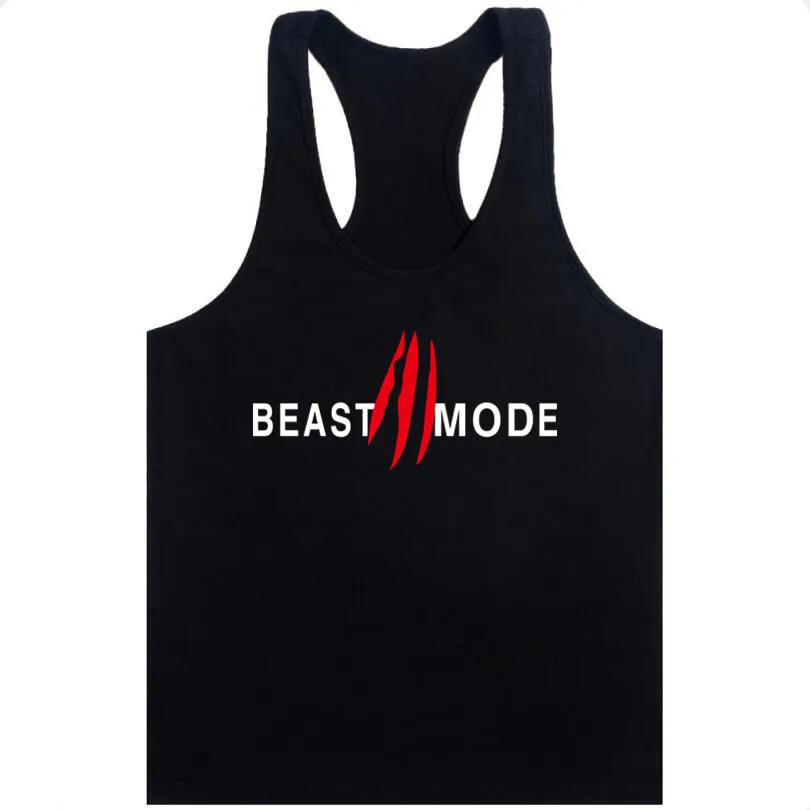 

2019 New Fashion Sleeveless Tank Top for Men Cotton Men's bodybuilding Sports Vest Fitness Sleeveless Shirt Tank Top Men