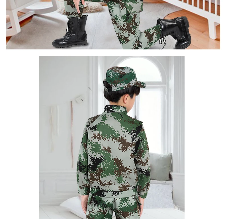 Детская военная форма Amy, детская камуфляжная форма для мальчиков, военная спортивная одежда, спортивный костюм для солдат, полицейский костюм