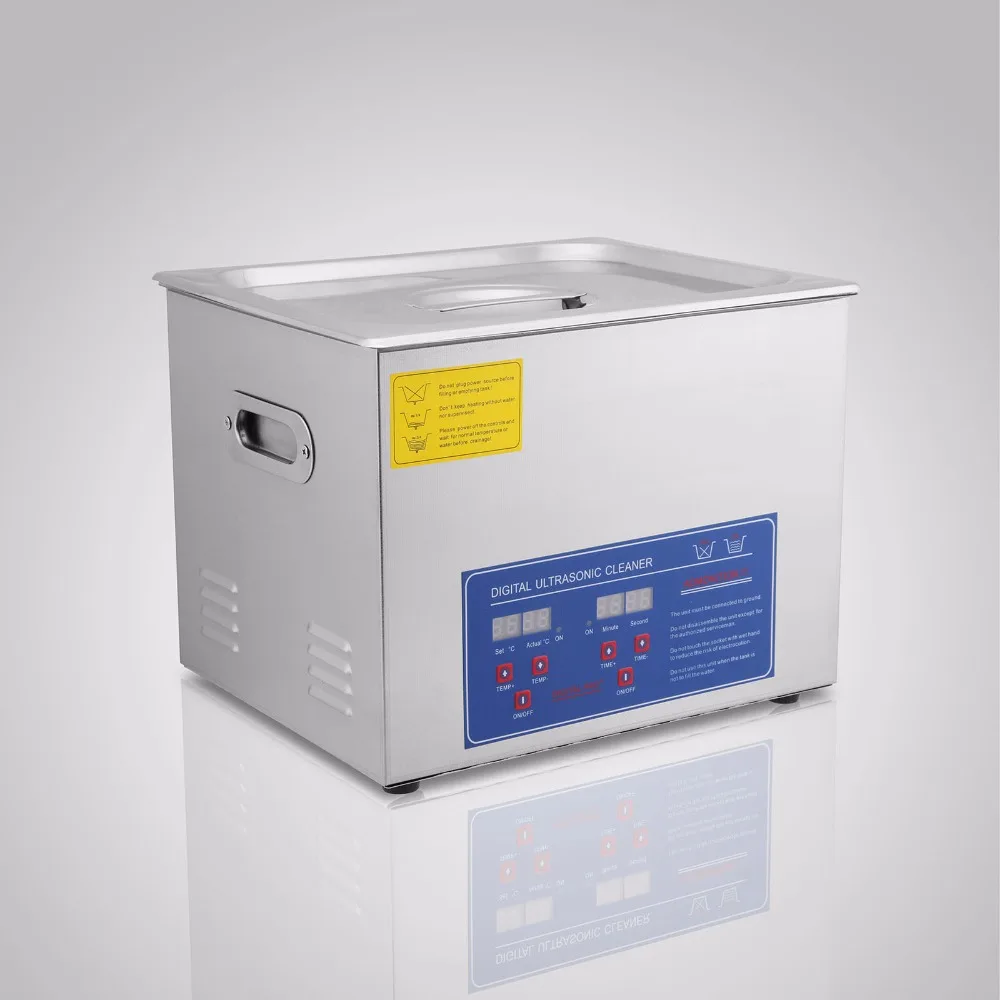 

220 V EU power supply digital heated Ultrasonic cleaner 22L 60A digital timer & heater control hardware parts with free basket