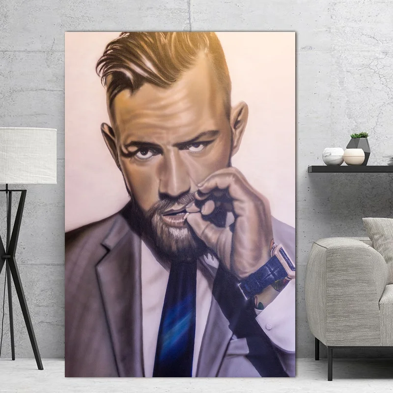 

Conor McGregor Art Canvas Poster and Print for Living Room Home Decor