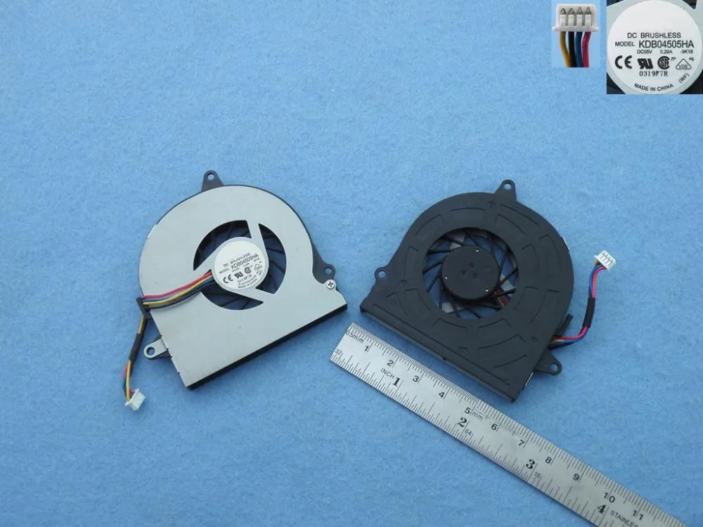 Новый охлаждающий вентилятор для ноутбука ASUS UL30A X32A U35JC PN: KDB04505HA (DC05V 0.29A) KSB05105HA