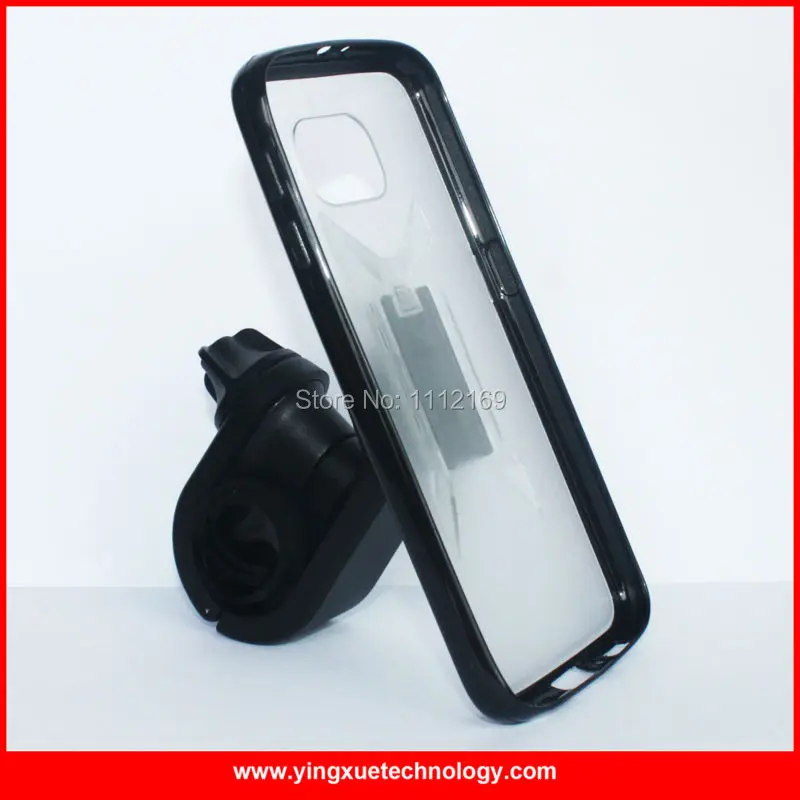 

New Arrival Bicycle HandleBar Phone Holder Bike Mount Phone Holder Stand with Clear Clip Grip Case for Galaxy S6/S7/S8 Plus