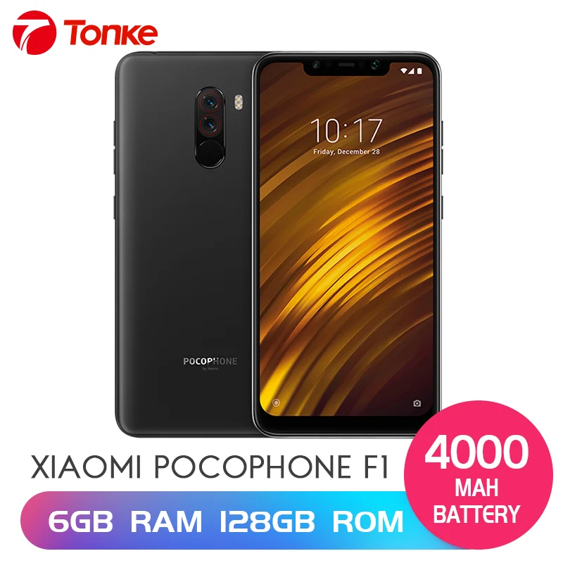 Global Version EU Xiaomi POCOPHONE F1 6GB 128GB Snapdragon 845 6.18 Screen LiquidCool 20MP Front Camera Quick Charge 3.0 | Мобильные
