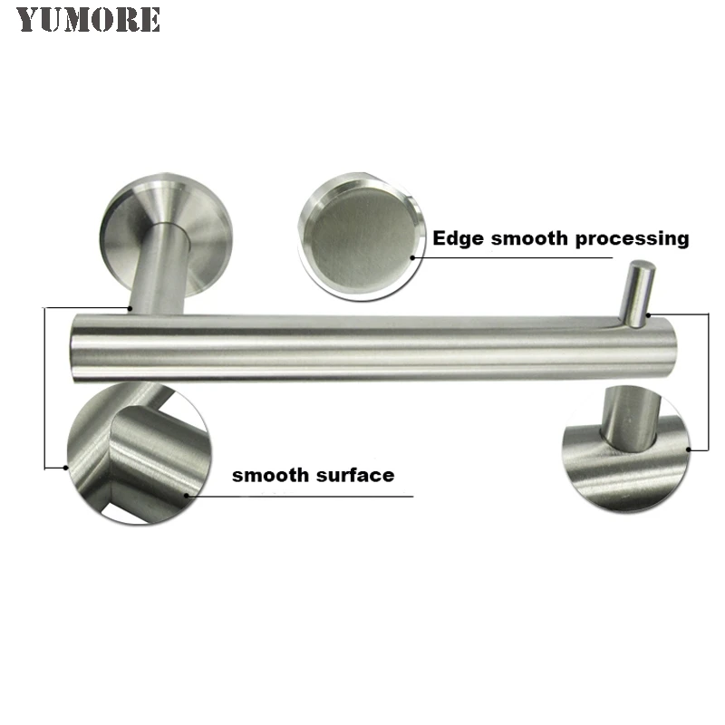 SUS304 настенное крепление из нержавеющей стали держатель кухонных салфеток для ванной комнаты декоративный держатель туалетной бумаги