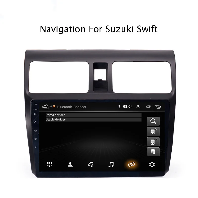 Clearance 10.1" 2.5D Android 8.1 Car DVD GPS For Suzuki Swift 2004 2005 2006 2007 2008-2010 Car Radio Stereo Head Unit with Navigation 5