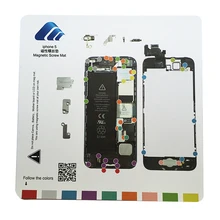 Магнитный винт коврик для Apple iPhone 5/5C/5S Профессиональный ЖК-экран Открытие Ремонт инструмент коврик руководство по работе pad дешево