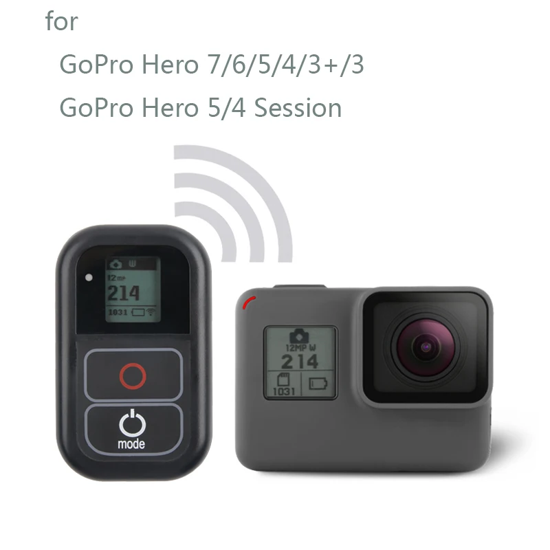 Водонепроницаемый wifi Пульт дистанционного управления для Gopro Hero7 black Hero6 Hero4 Hero3+ для Go Pro Hero 8 7 6 4 Session аксессуары для спортивной камеры