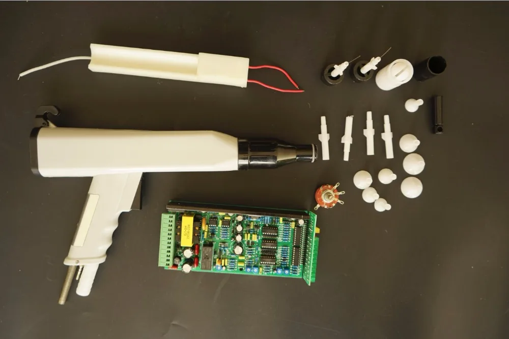 manual high voltage gun electrostatic powder coating system whole set