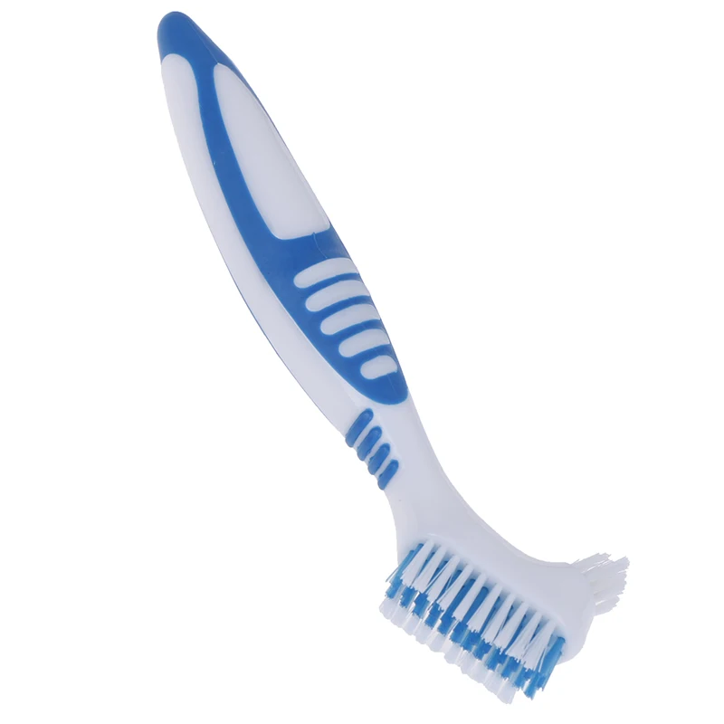 Зубная щетка щетина и эргономичная резиновая ручка многослойная щетина Ложные зубы щетка инструмент для ухода за полостью рта