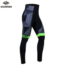Siilenyond зимние велосипедные штаны противоударный термальность флис Велоспорт велосипедные штаны утепленная одежда велосипед Колготки для новорождённых