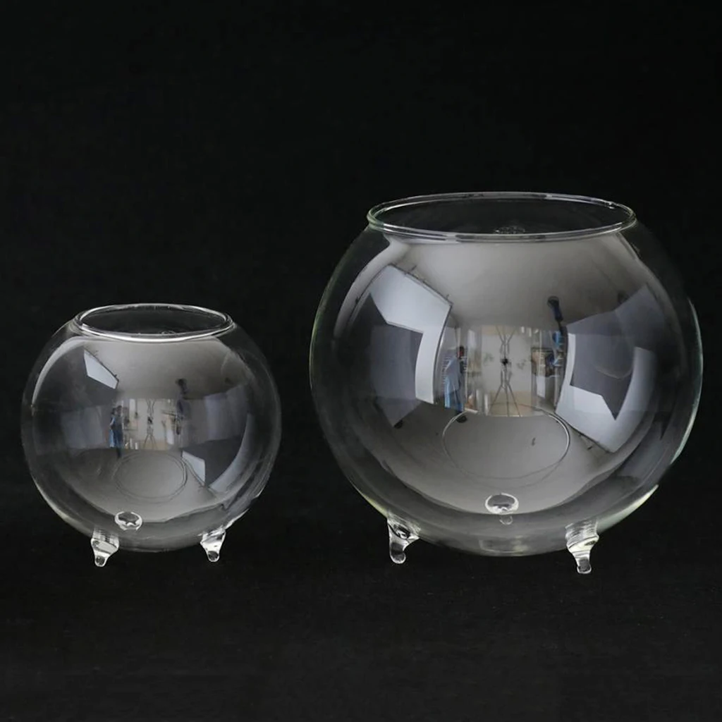 Clear Ball Glass Vase Bottle Terrarium Containers DIY Table Flowers Vase Transparent Wedding Garden Decor Flower Hydroponic Vase