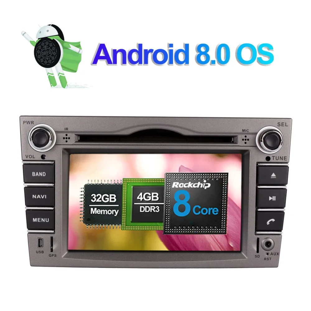 

6.2'' Android 7.1/8.0 Octa Core 4GB RAM Car Radio Stereo GPS Navigation For Opel Astra/Vectra/Zafira CD DVD Multimedia Head Unit