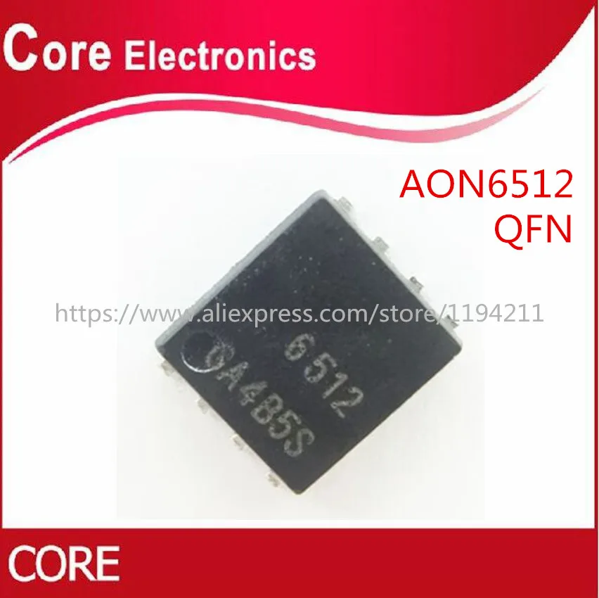 10 шт. AON6512 AO6512 6512 MOSFET QFN-8 Новый | Электронные компоненты и принадлежности