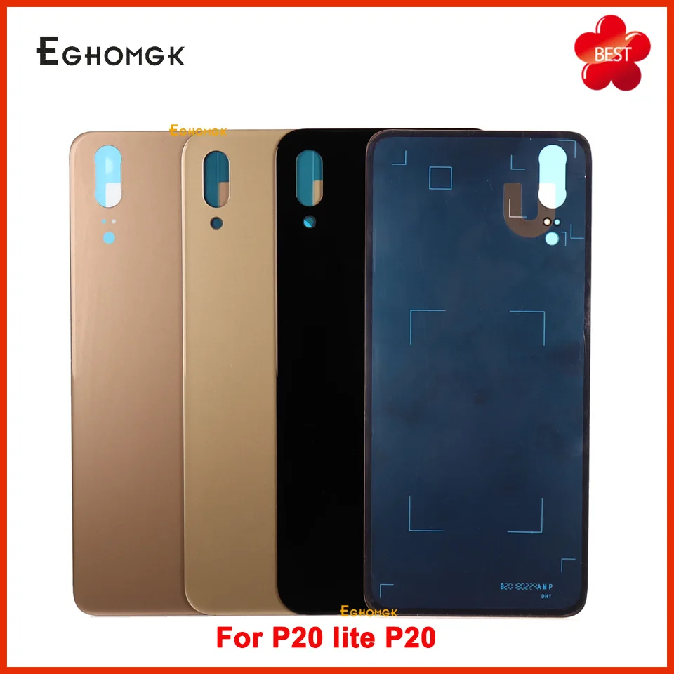 Для Huawei p20 Lite стеклянная крышка для аккумуляторного отсека Дверь сзади Корпус