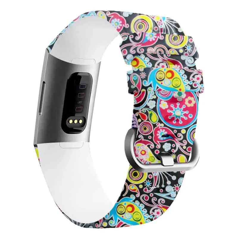 Color H Фитнес-браслет на запястье для Fitbit Charge 3 ремешок смарт-спортивные часы браслет аксессуары для Fit bit Charge 3 напульсники - Цвет: Color H