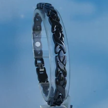 Черный Модный X дизайн hi tech устойчивый к царапинам Магнитный керамический браслет браслеты