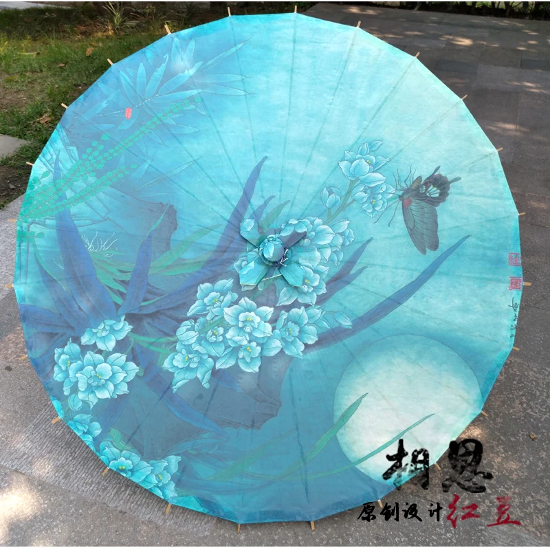 40 см Китайский Японский бумажный зонтик декоративный зонтик Свадебный женский зонтик украшение бумажный зонтик бытовой дождевой механизм diy