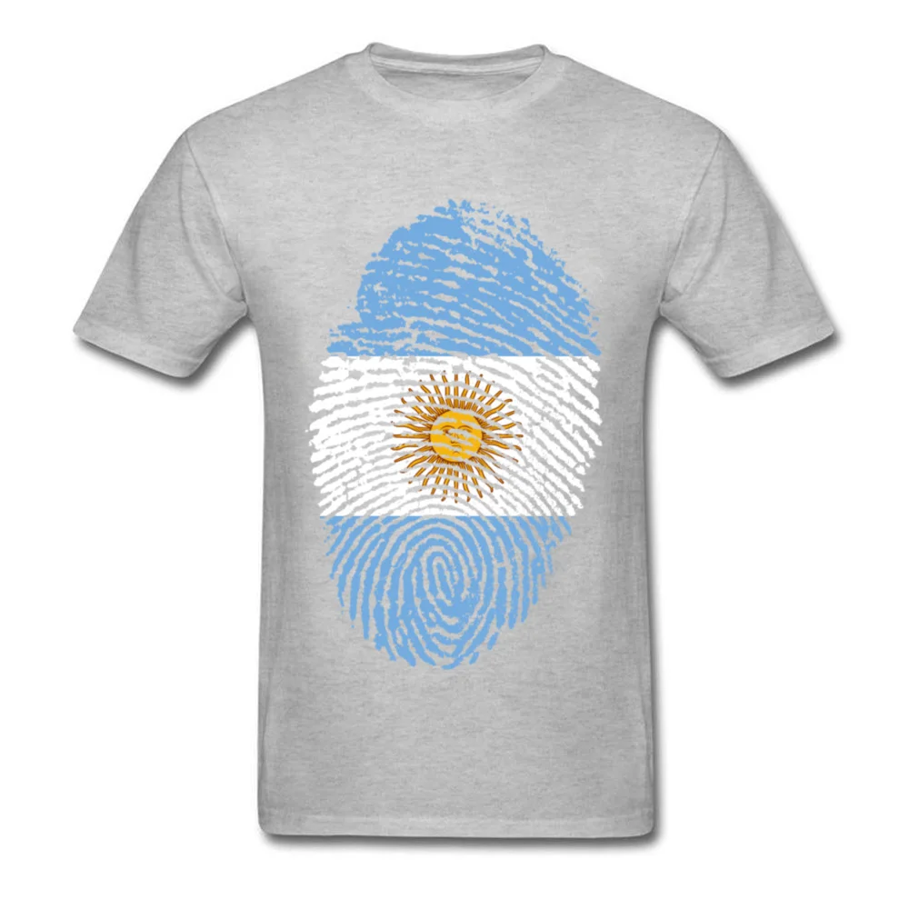 Argentina Flag Fingerprint_grey