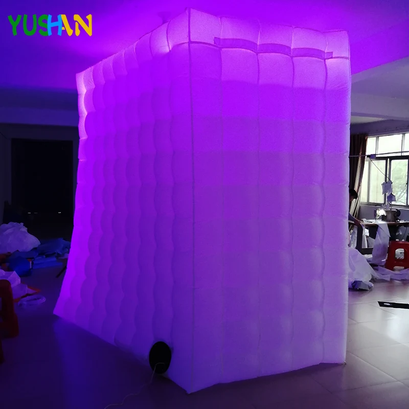 Новейшая туннельная форма надувная фотокамера свадебный фон с внутренним воздуходувкой светодио дный светодиодные полосы света