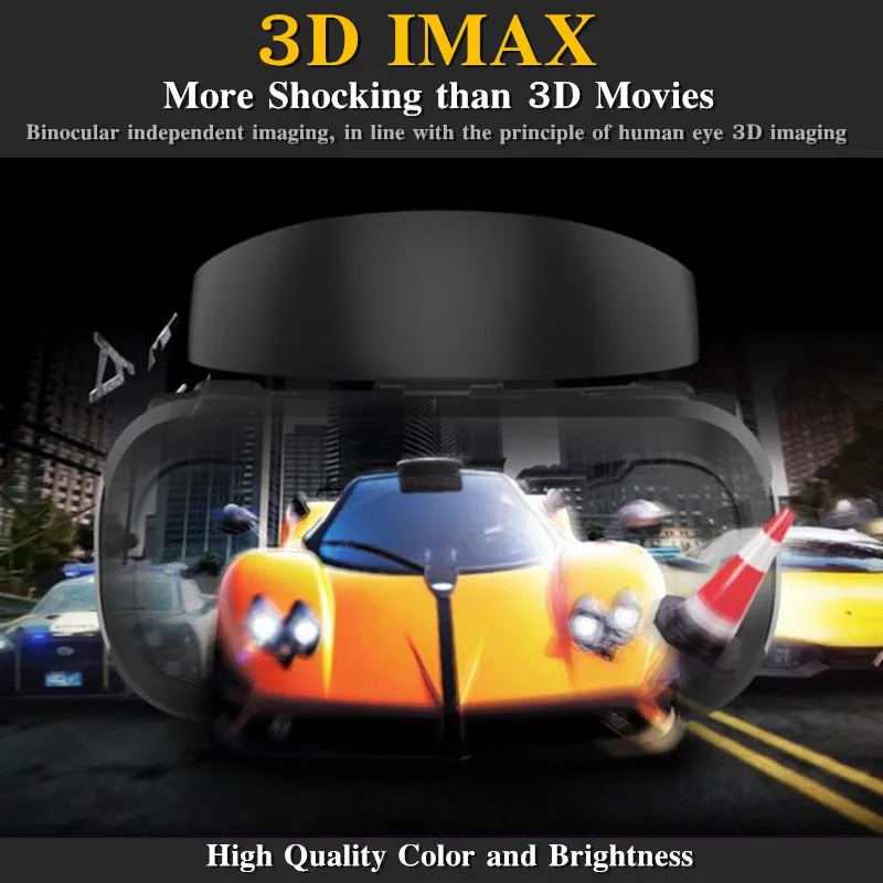 Blu-Ray VR Виртуальная реальность 3D очки коробка стерео VR Google картонная гарнитура шлем для IOS Android смартфон, Bluetooth рокер