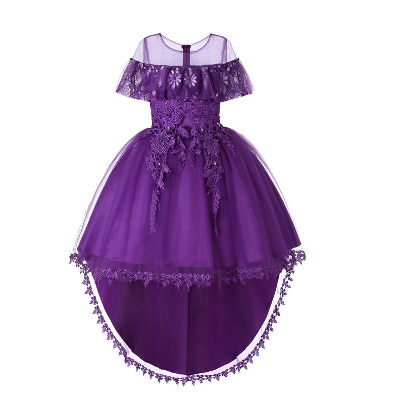 

Princess Flower Girl Dress Summer Tutu Children's Costume Teenager Prom Designs Wedding Birthday Party Kids Dresses For Girls
